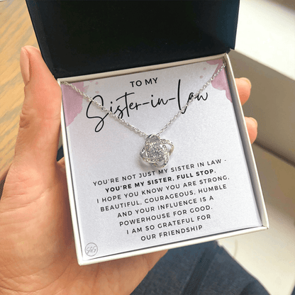 Sister-in-Law Gifts | Husband's Sister, Wife's Sister, Christmas Gift for Sister in Law, Birthday, Wedding, Future Sister Necklace 1103bKA