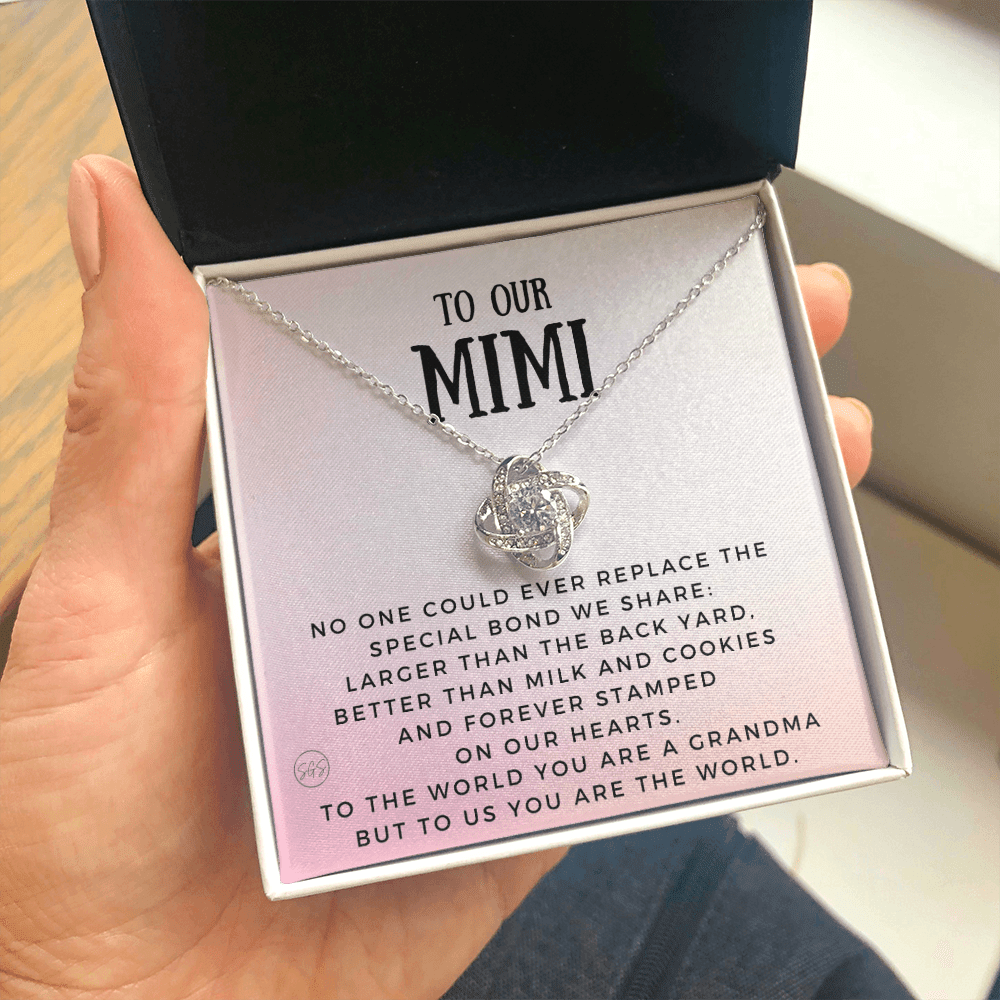 Gift for Mimi | Grandmother Nickname, Grandma, Mother's Day Necklace, Birthday, Get Well, Missing You, Mimi Definition, Christmas, From Family Grandkids  Granddaughter Grandson 1118bK