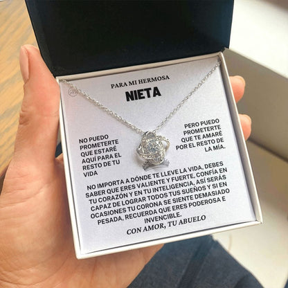 Regalo de Nieta, Granddaughter Gift | En Español, From Grandpa, Necklace from Grandpa, Del Abuelo, Birthday, Graduation, Teen Girl 2