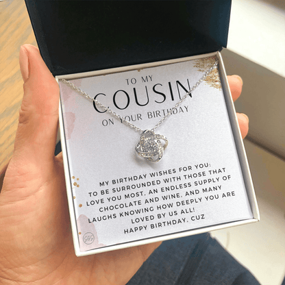 Gift for Cousin | Cousin Crew Necklace, Cousins and Best Friends, I Miss You Present, Gift for Birthday, Graduation, Thinking of You 2419K