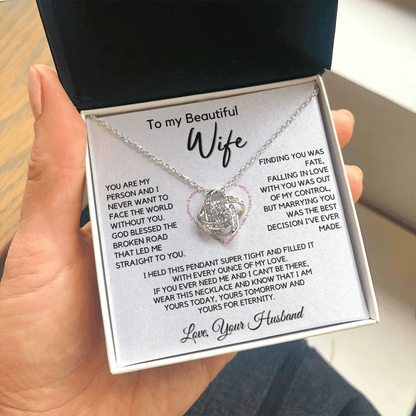 Romantic Gift for Wife - You Are My Person, Love Knot
