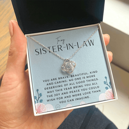 Sister-in-Law Gifts | Husband's Sister, Wife's Sister, Christmas Gift for Sister in Law, Birthday, Wedding, Future Sister Necklace 1103cKA