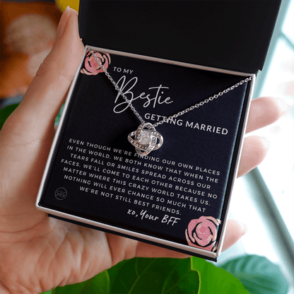 To My Bestie Getting Married | Stuff Gina Says, Wedding, Bridal Shower Gift, Soulmate BFF, Best Friends Quote, Rehearsal Dinner, To Bride, Necklace STILLBF3K