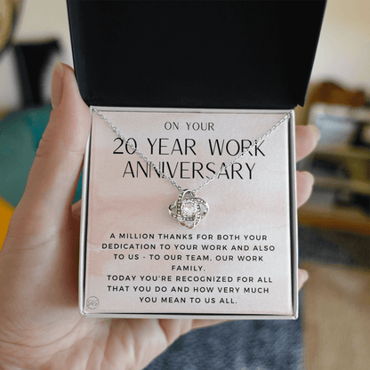 20 Year Work Anniversary Gift - Employee Appreciation Gift from Boss
