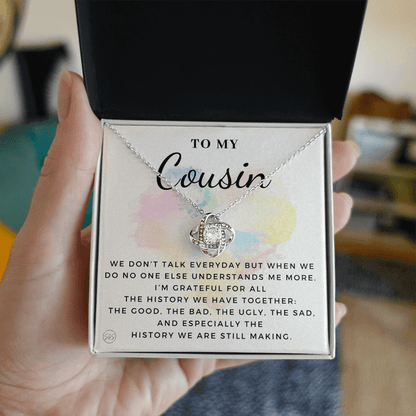 Gift for Cousin | Cousin Crew Necklace, Cousins and Best Friends, I Miss You Present, Gift for Birthday, Graduation, Thinking of You 2410K