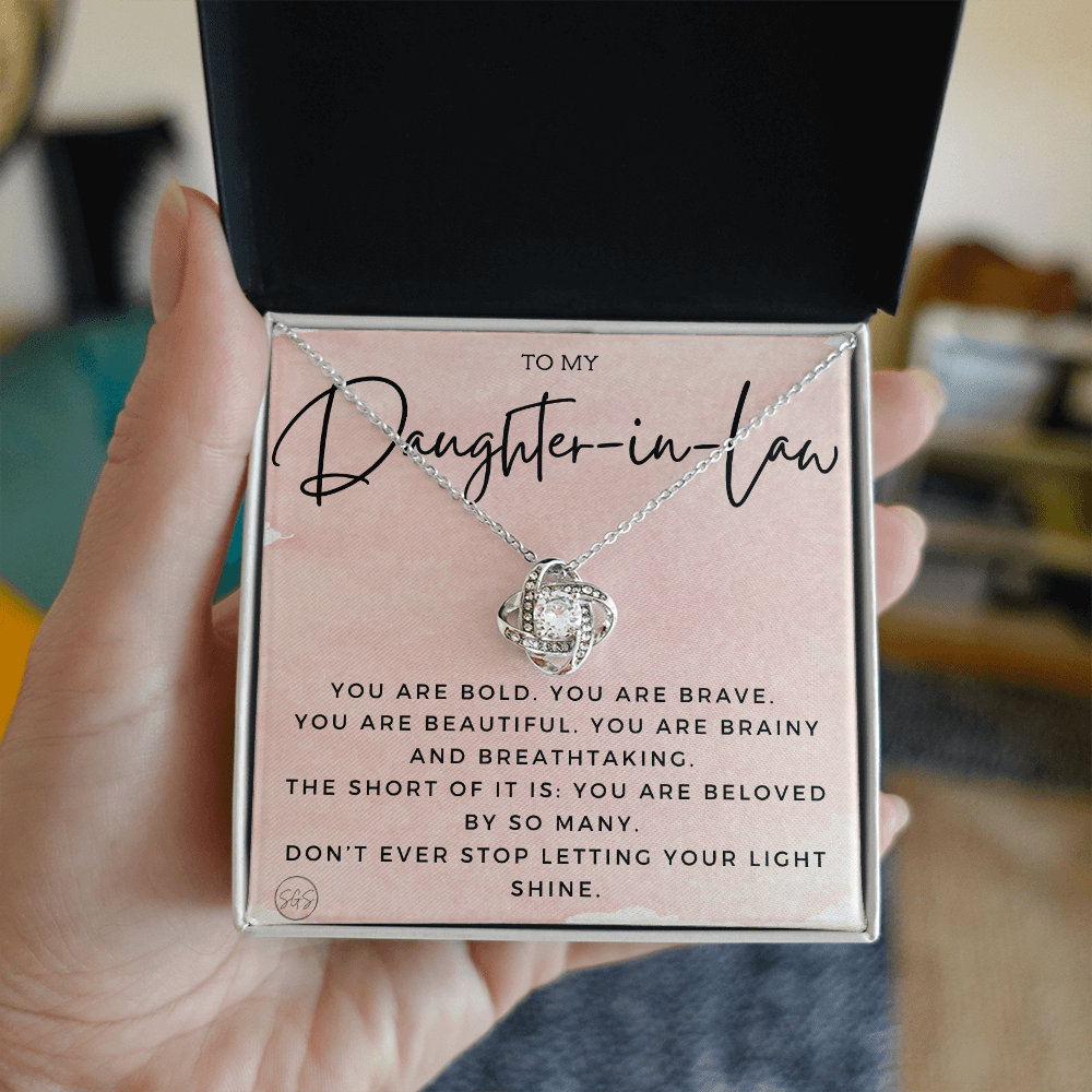 Daughter in Law Gift | Future DIL, Bonus Daughter, From Mother in Law, Father in Law, In Laws, For the Bride, Son's Wife, Fiance 1012DILhKA