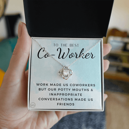 Office Mate Gift | Work Made Us Coworkers but Our Potty Mouths Made Us Friends, Office Bestie, Funny Christmas Gift, Cubicle 1111cwcKA