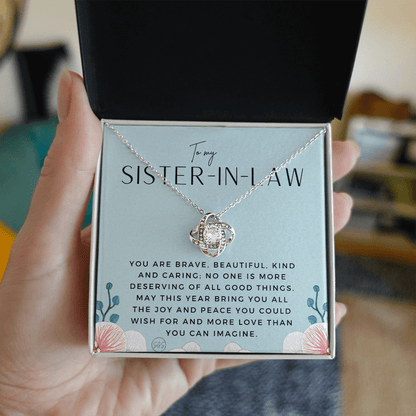Sister-in-Law Gifts | Husband's Sister, Wife's Sister, Christmas Gift for Sister in Law, Birthday, Wedding, Future Sister Necklace 1103cKA