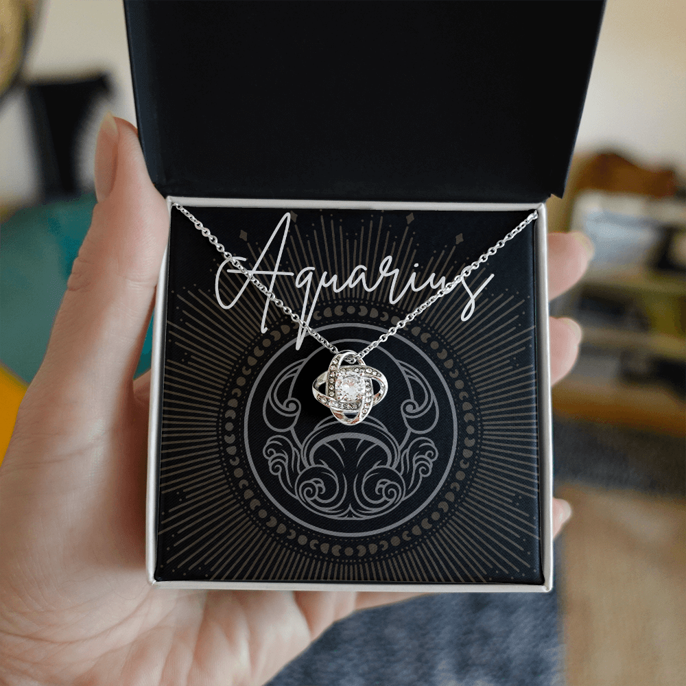 Aquarius Zodiac Necklace | Gift for a Witchy Woman, Zodiac Sign, Astrology Gift, Tarot, Best Friend Gift, Coven Sisters, Christmas, Birthday