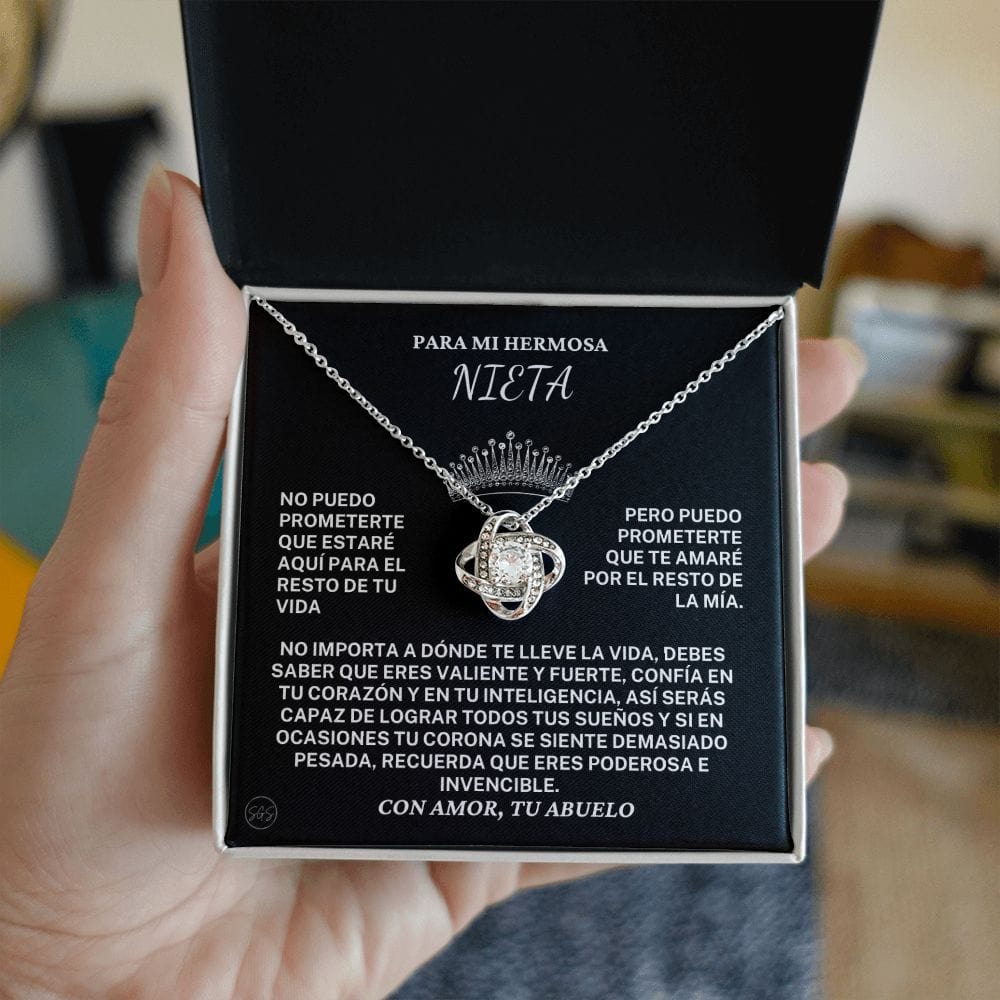 Regalo de Nieta, Granddaughter Gift | En Español, From Grandpa, Necklace from Grandpa, Del Abuelo, Birthday, Graduation, Teen Girl 4