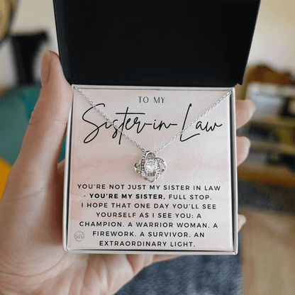 Sister-in-Law Gifts | Husband's Sister, Wife's Sister, Christmas Gift for Sister in Law, Birthday, Wedding, Future Sister Necklace 1103aKA