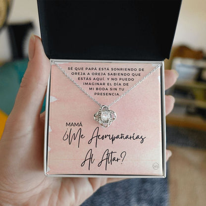 Mamá ¿Me Acompañarías Al Altar? | Mom, Will You Walk Me Down the Aisle? Give Me Away Proposal En Espanol, Spanish Mother of the Bride Gift 2