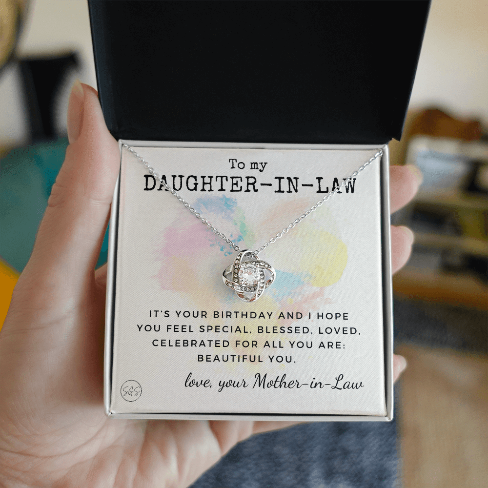 Daughter in Law Gift | Future DIL, Bonus Daughter, From Mother in Law, Father in Law, In Laws, For the Bride, Son's Wife, Fiance 1012DILhb2KA
