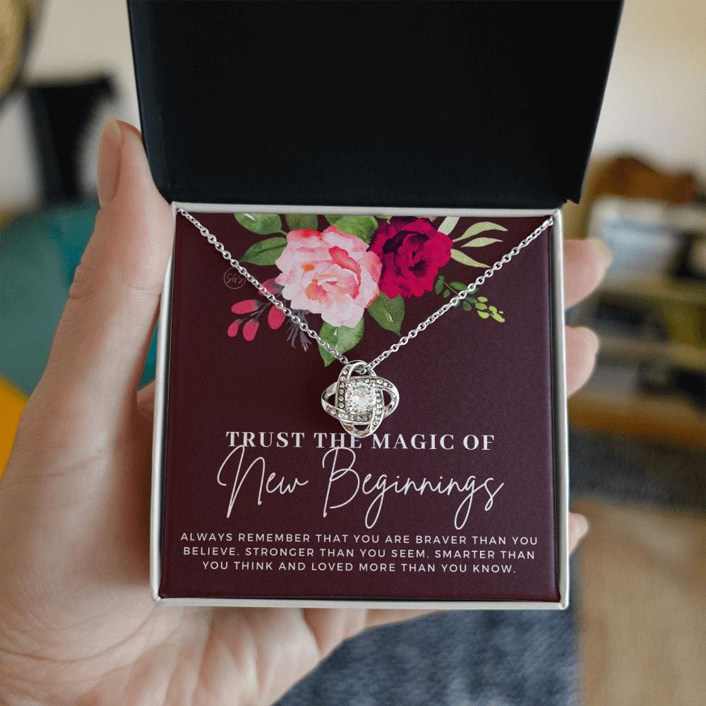 Trust the Magic of New Beginnings Gift | New Job, Moving, Break Up, Divorce, Co-Working Leaving, Promotion, Best Friend Gift, Graduation