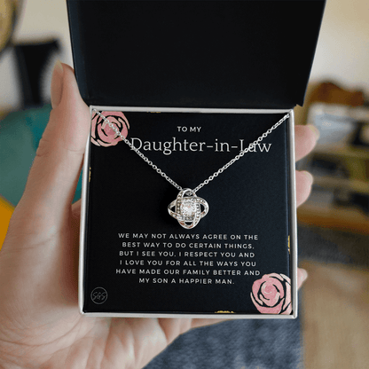 Daughter in Law Gift | Future DIL, Bonus Daughter, From Mother in Law, Father in Law, In Laws, For the Bride, Son's Wife, Fiance 1012DILeKA