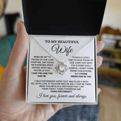 Romantic Gift for Wife - I Had You and You Had Me