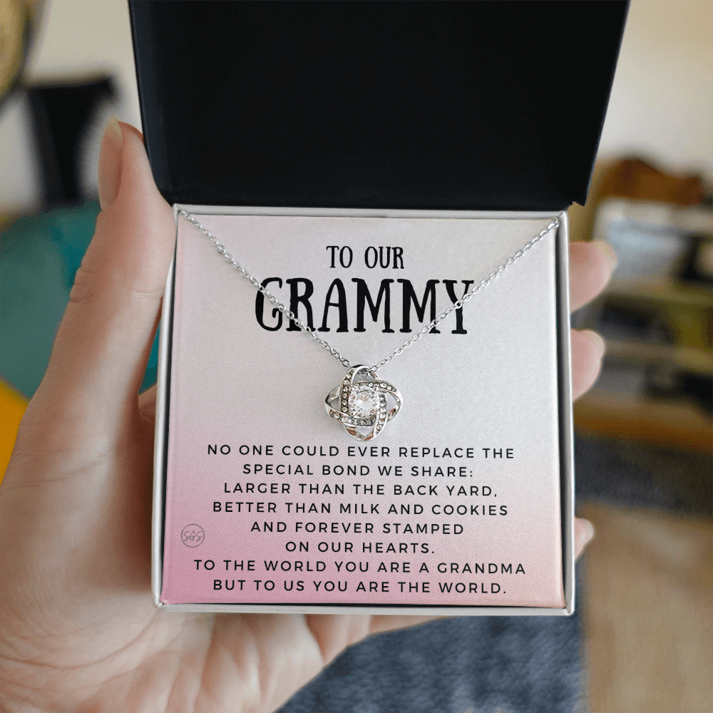 Gift for Grammy | Grandmother Nickname, Grandma, Mother's Day Necklace, Birthday, Get Well, Missing You, Grammy Definition, Christmas, From Family Grandkids  Granddaughter Grandson 1118aK