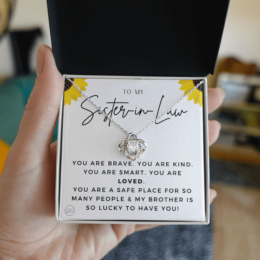 Sister-in-Law Gifts | Husband's Sister, Wife's Sister, Christmas Gift for Sister in Law, Birthday, Wedding, Future Sister Necklace 1103hKA