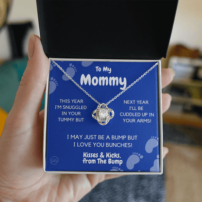 Baby to Mom Gift | Mother's Day Present from the Baby Bump, Mommy To Be Necklace, Gift for Expecting Mom From Baby Boy or Girl, New Mom 04K