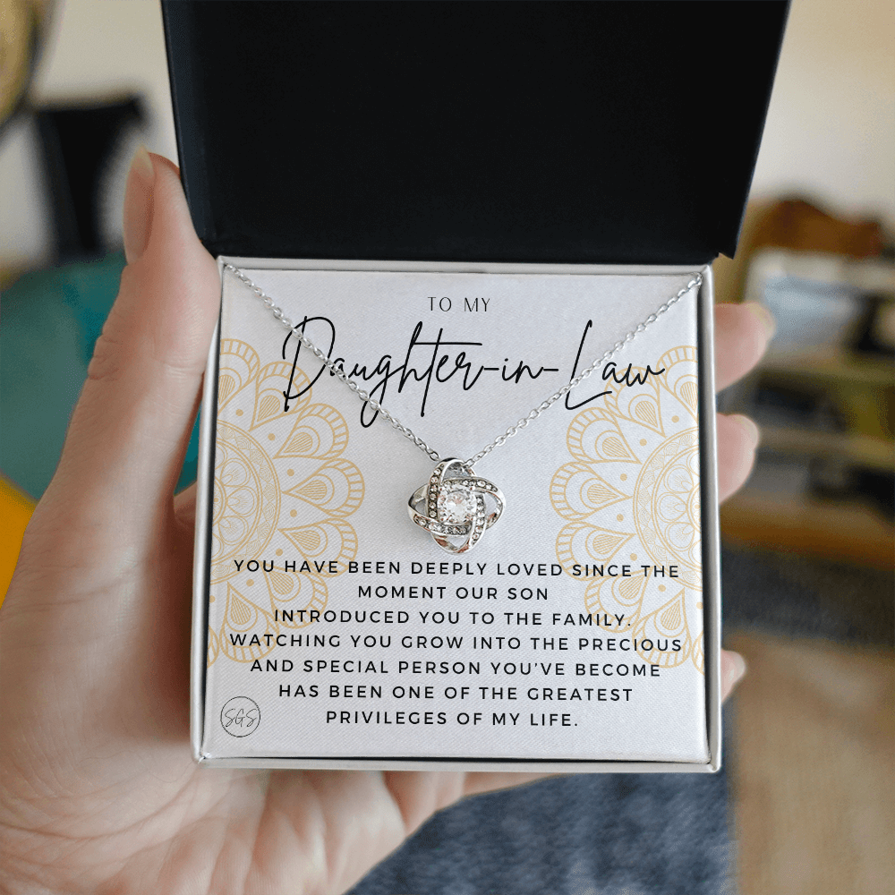Daughter in Law Gift | Future DIL, Bonus Daughter, From Mother in Law, Father in Law, In Laws, For the Bride, Son's Wife, Fiance 1012DILfKA