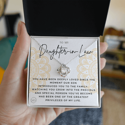 Daughter in Law Gift | Future DIL, Bonus Daughter, From Mother in Law, Father in Law, In Laws, For the Bride, Son's Wife, Fiance 1012DILfKA