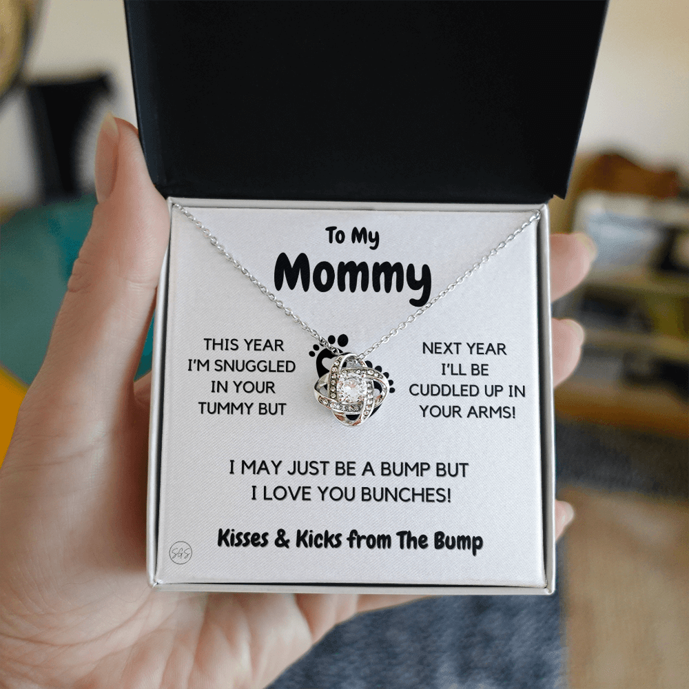 Baby to Mom Gift | Mother's Day Present from the Baby Bump, Mommy To Be Necklace, Gift for Expecting Mom From Baby Boy or Girl, New Mom 03K