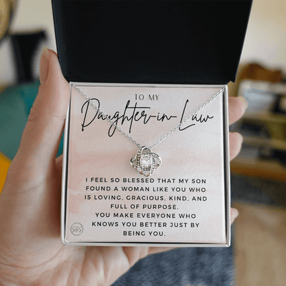 Daughter in Law Gift | Future DIL, Bonus Daughter, From Mother in Law, Father in Law, In Laws, For the Bride, Son's Wife, Fiance 1012DILaKA