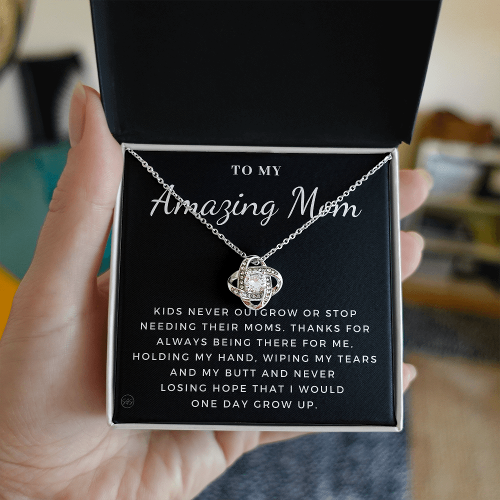 Gift for Mom | For An Incredible Mom, Mother's Day Necklace, From Daughter, Gift for New Mom, Pregnant Sister Gift, Christmas Gift 1112dKA