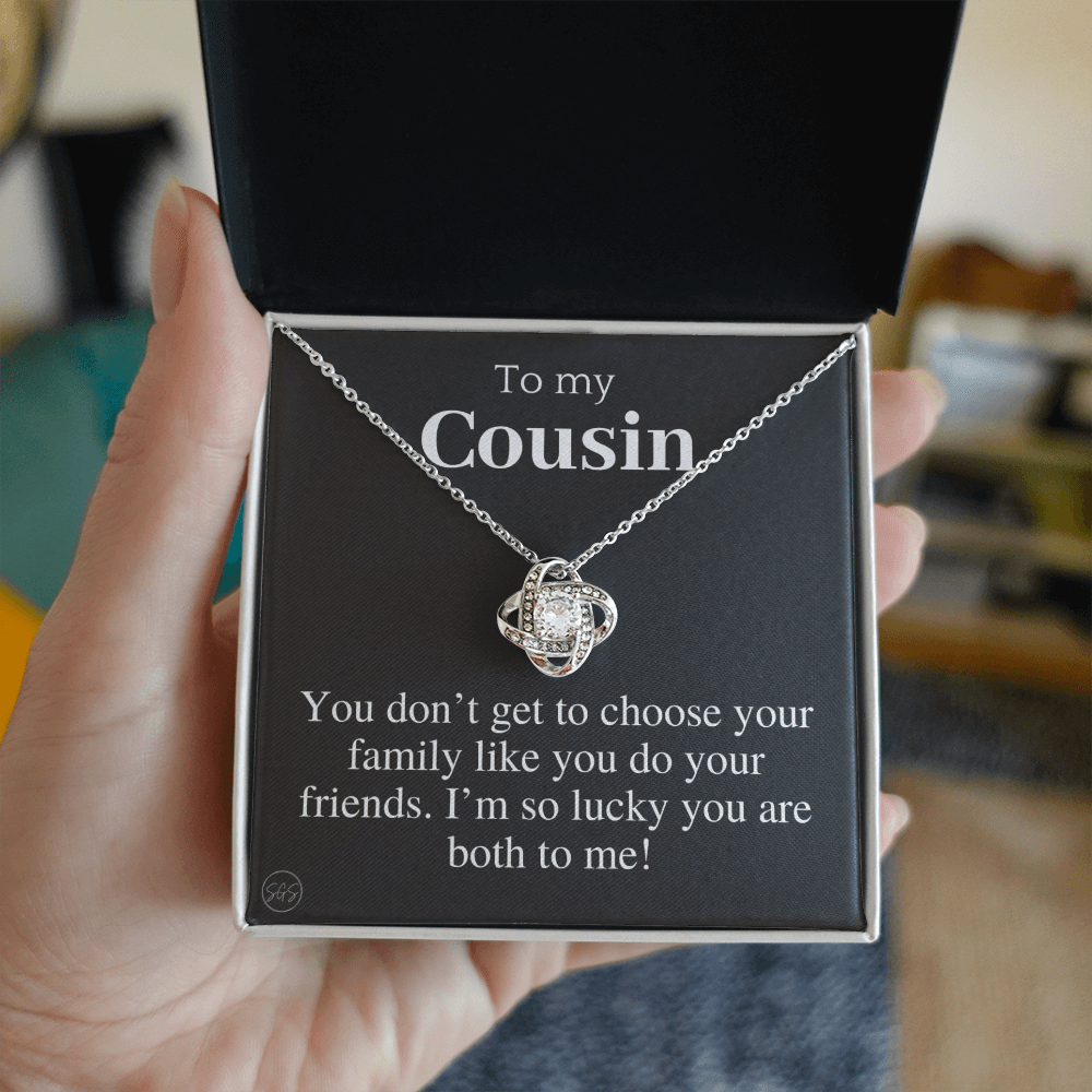Gift for Cousin | Cousin Crew Necklace, Cousins and Best Friends, I Miss You Present, Gift for Birthday, Graduation, Thinking of You 2401K