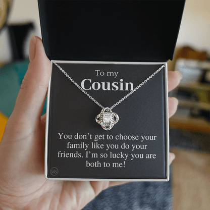 Gift for Cousin | Cousin Crew Necklace, Cousins and Best Friends, I Miss You Present, Gift for Birthday, Graduation, Thinking of You 2401K