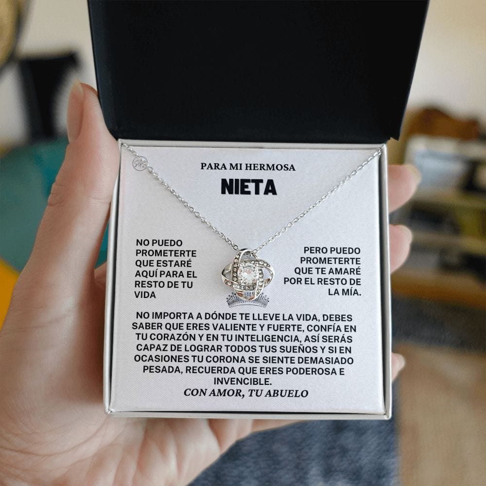 Regalo de Nieta, Granddaughter Gift | En Español, From Grandpa, Necklace from Grandpa, Del Abuelo, Birthday, Graduation, Teen Girl 2