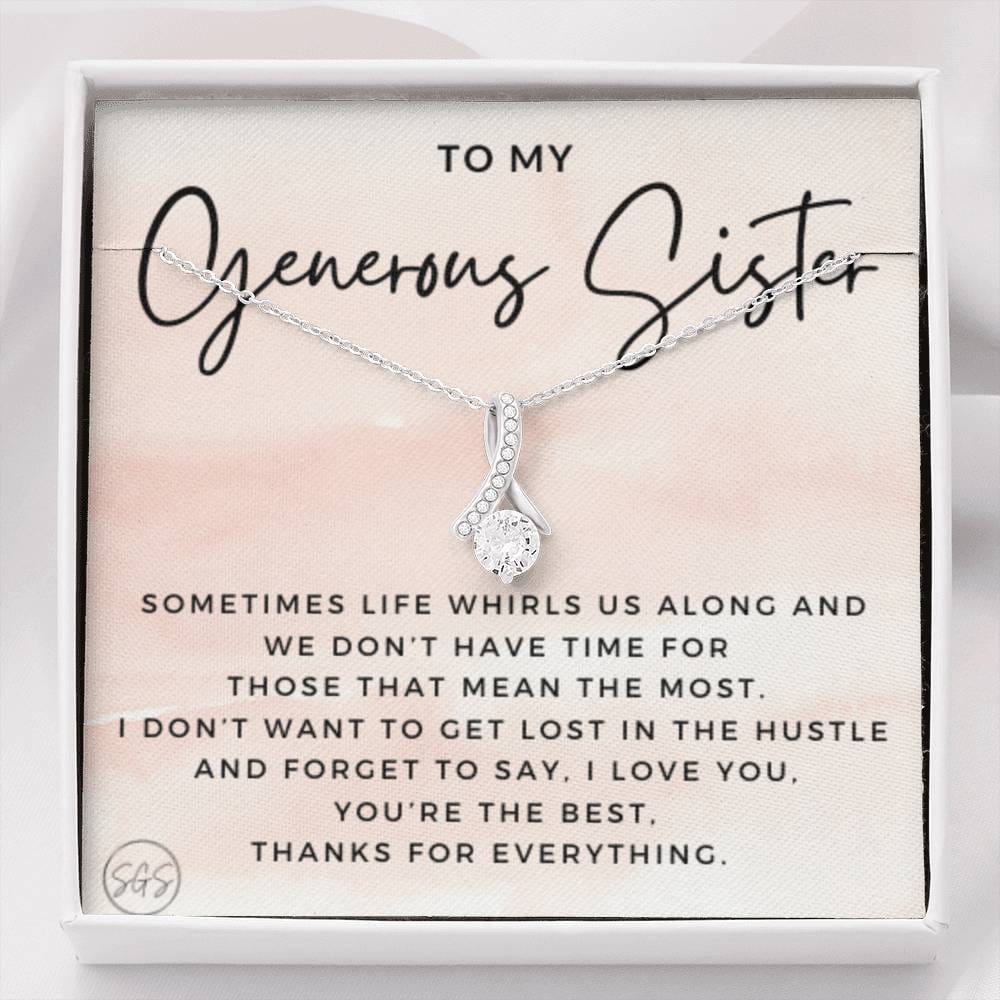 0625C My Generous Sister Necklace Beauty