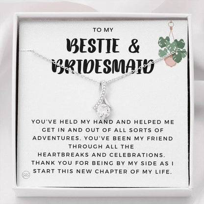 Bestie Bridesmaid 0712e Necklace Beauty