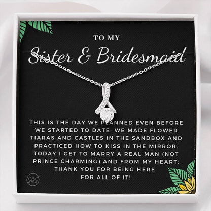 Sister Bridesmaid 0712h Necklace Beauty