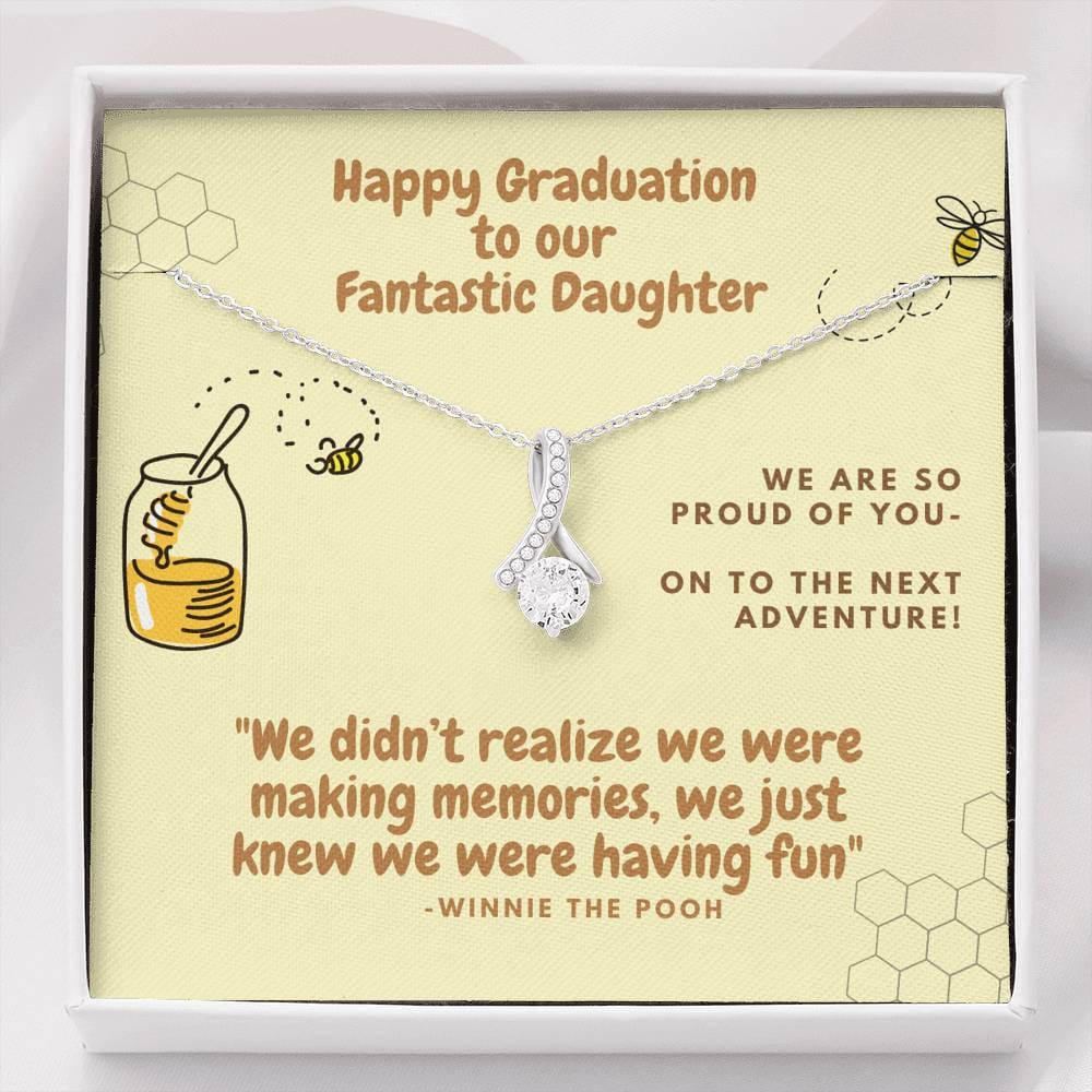 Alluring Beauty - We Just Knew We Were Having Fun Winnie the Pooh Graduation - Daughter