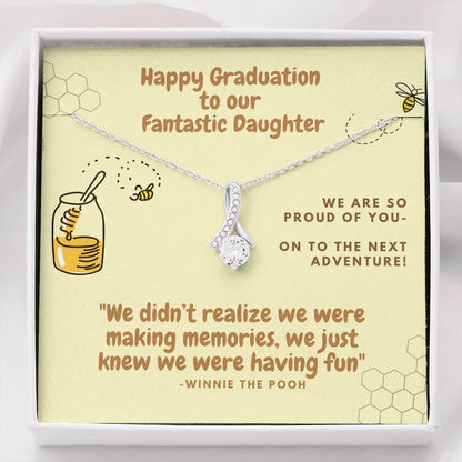 Alluring Beauty - We Just Knew We Were Having Fun Winnie the Pooh Graduation - Daughter