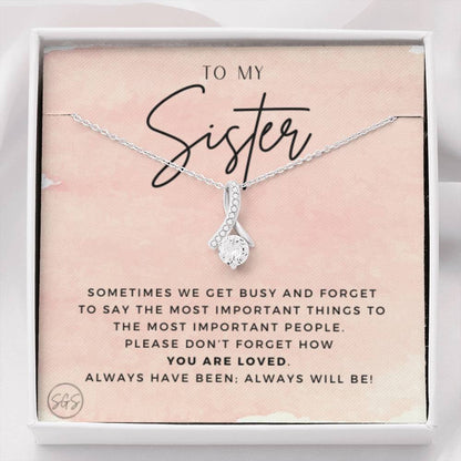 0625F Sister Necklace Beauty