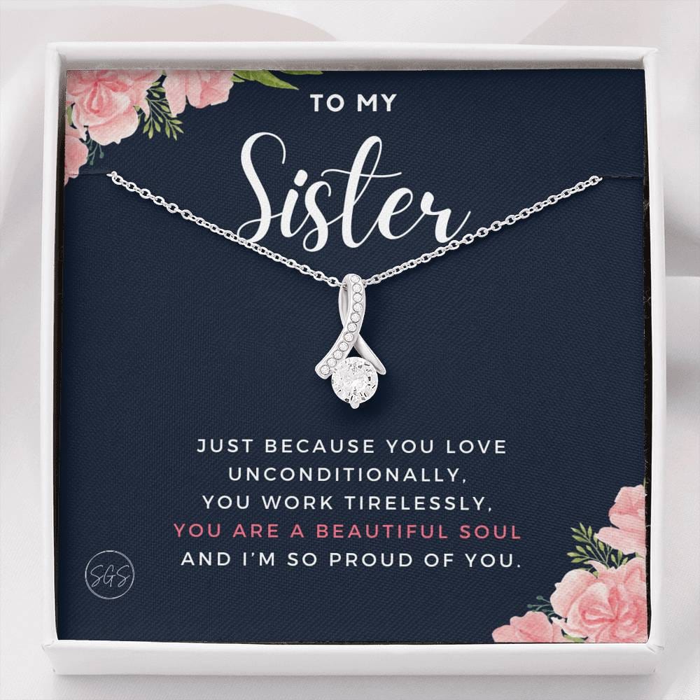 sister proud of you 0707j Necklace Beauty