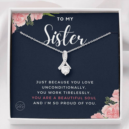 sister proud of you 0707j Necklace Beauty