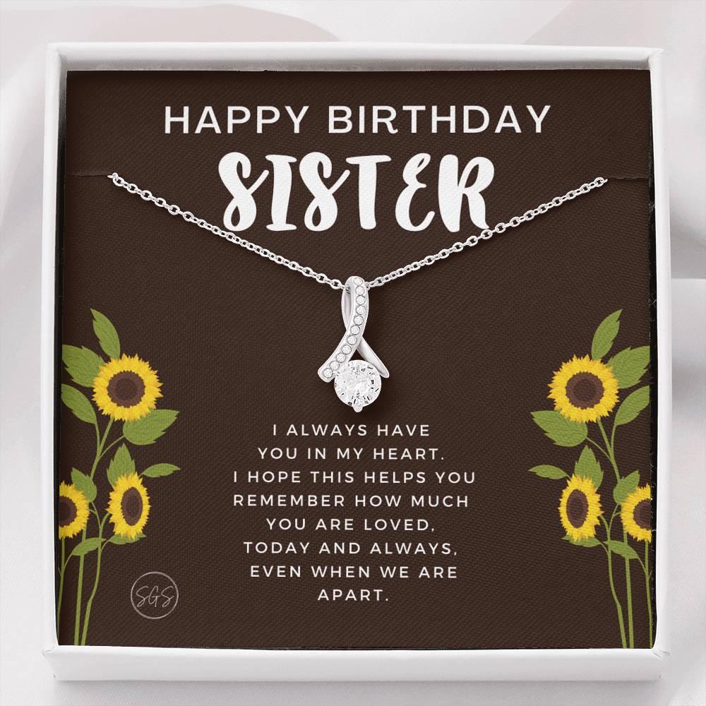 Sister Happy Bday 0707c Necklace Beauty