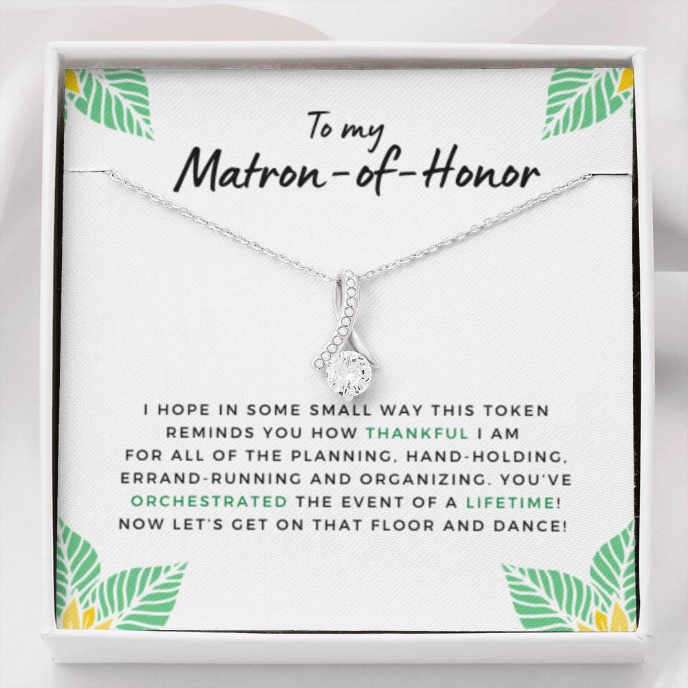 MatronofHonorTokenofThanks Necklace Beauty