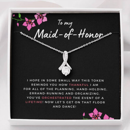 MaidofHonorTokenofThanks Necklace Beauty