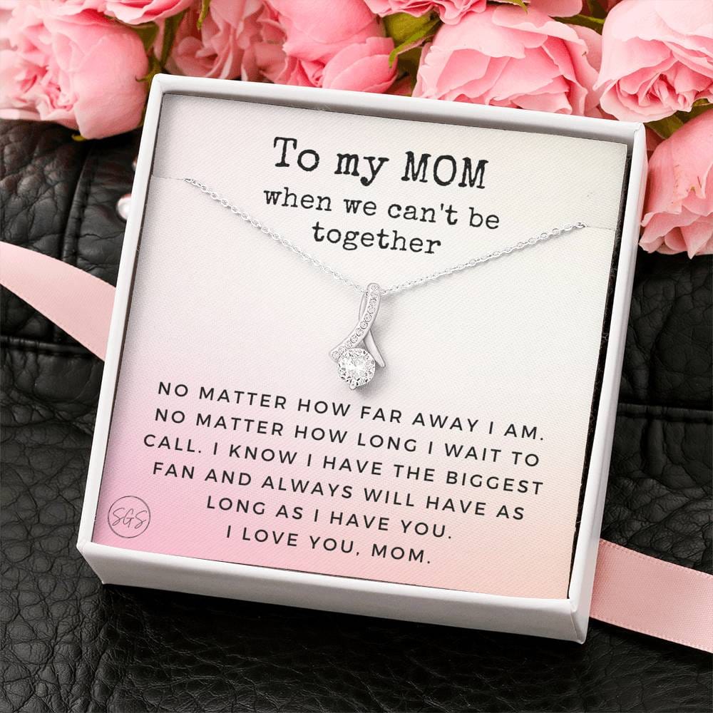 0921h Long Distance Mom Necklace Beauty