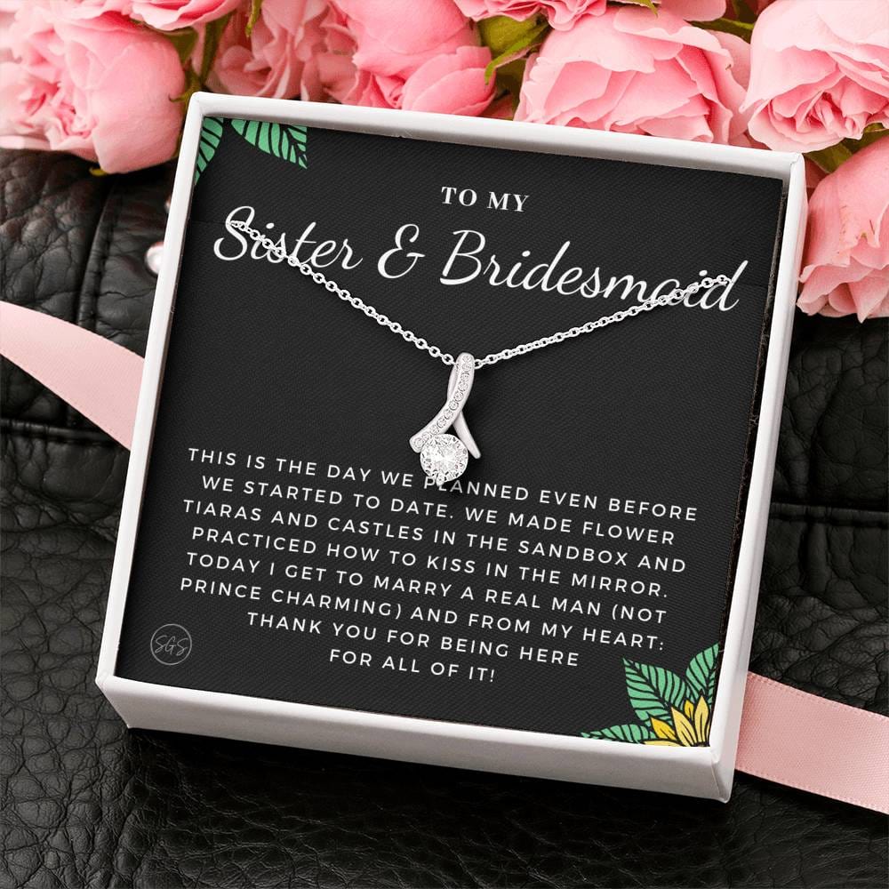 Sister Bridesmaid 0712h Necklace Beauty