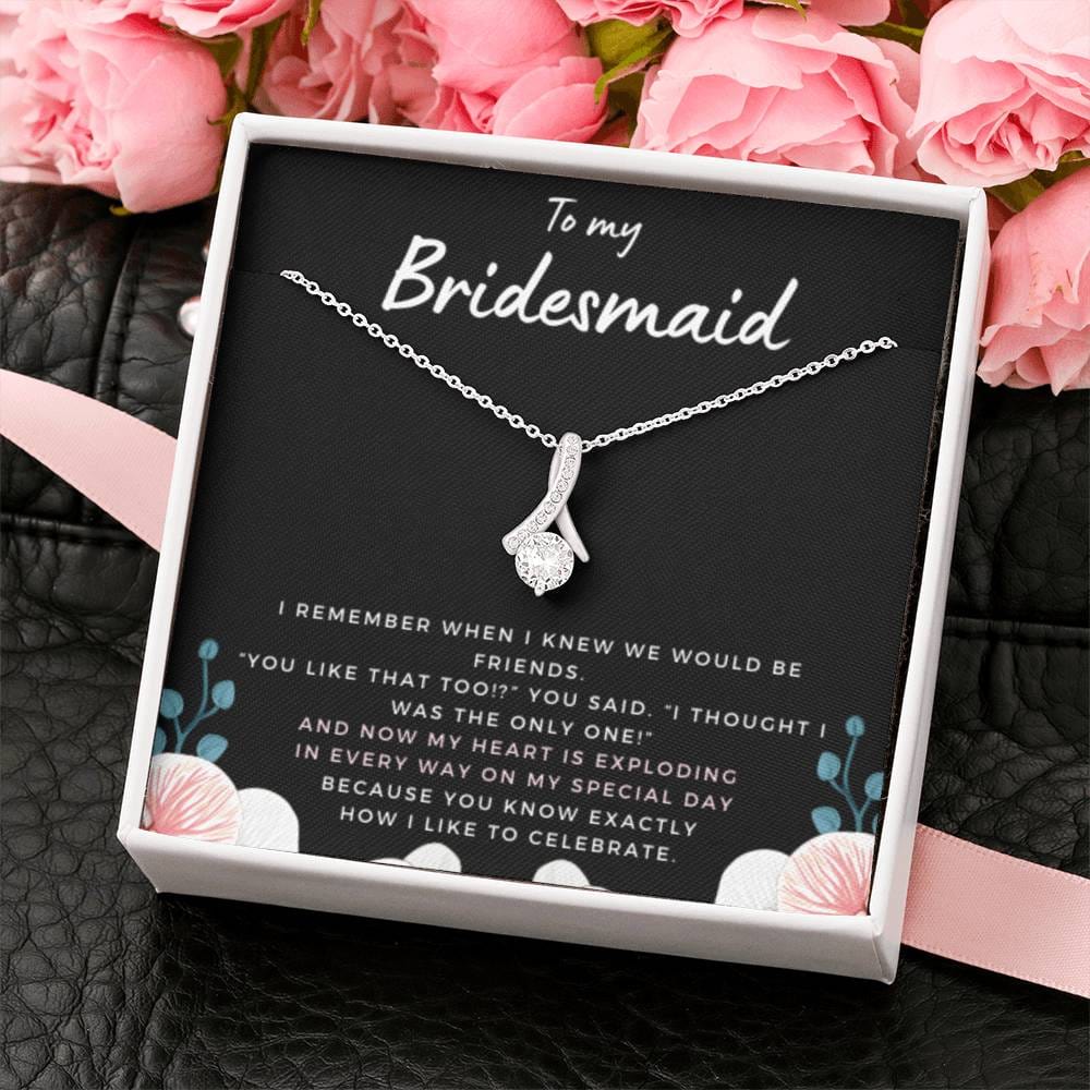 BridesmaidHeartExploding3 Necklace Beauty
