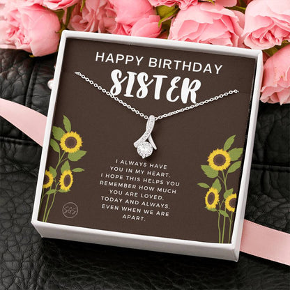 Sister Happy Bday 0707c Necklace Beauty