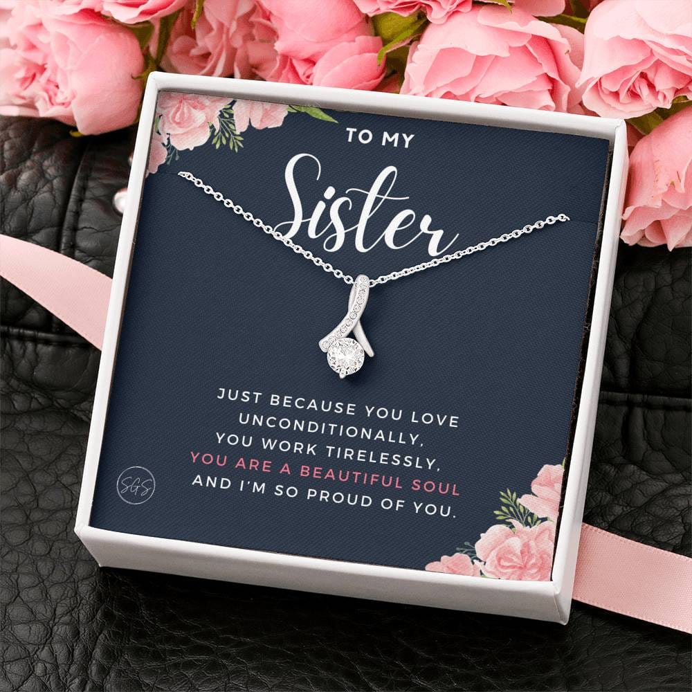 sister proud of you 0707j Necklace Beauty