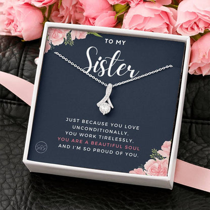 sister proud of you 0707j Necklace Beauty