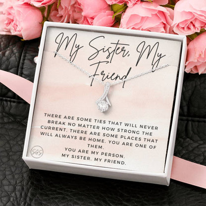 0625B My Sister, My Friend Necklace Beauty