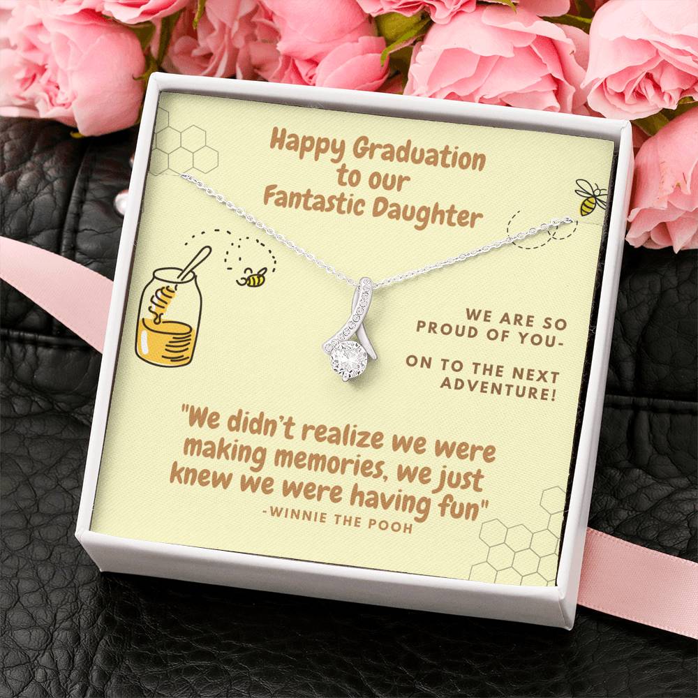 Alluring Beauty - We Just Knew We Were Having Fun Winnie the Pooh Graduation - Daughter